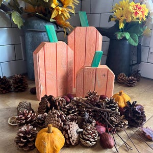 Wood Halloween Pumpkin
