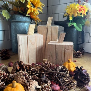 DIY Wood Pumpkin