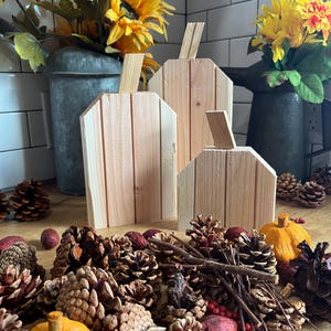 DIY Wood Pumpkin