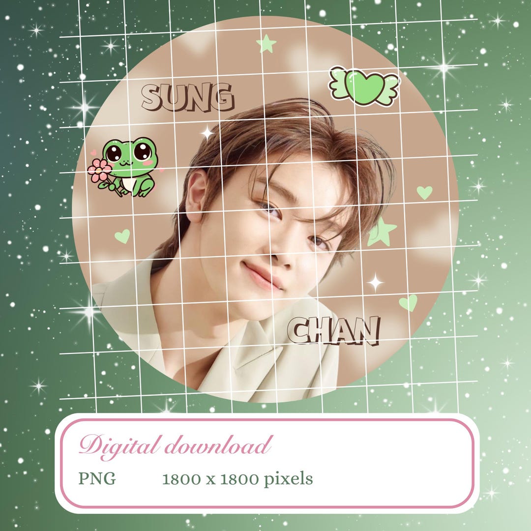 Picket KPOP RIIZE Sungchan - Round [digital Download] - Etsy