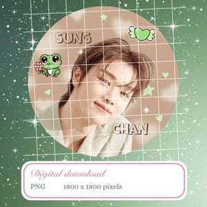 Picket KPOP RIIZE Sungchan - round [digital download]