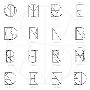 Diseño de logotipo con nombre Logotipo con palabra Logotipo inicial Logotipo con nombre personalizado Logotipo minimalista Diseño de tatuaje con nombre personalizado Tatuaje SVG Nombre Logotipo geométrico