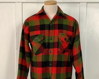 Vintage 1950s Shadow Plaid Flannel Shirt by Sir Guy. Size Vintage 1950s Shadow Plaid Flannel Shirt by Sir Guy. Size