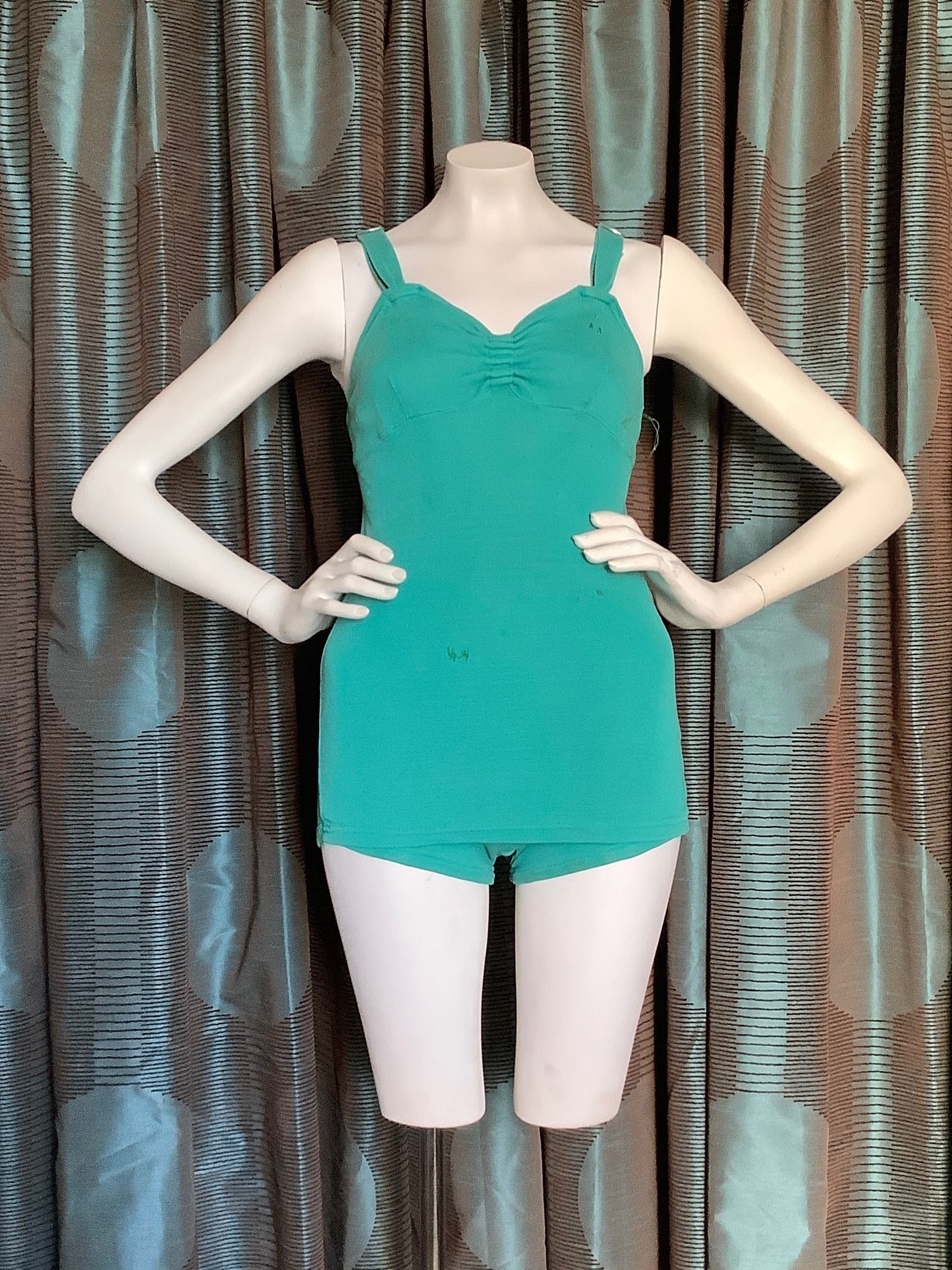 Vintage 1940s ALDRICH & ALDRICH Teal Stretch Exercise - Etsy