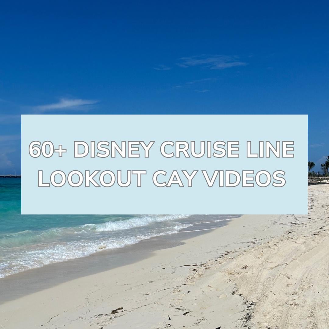 DISNEY CRUISE LINE videos for social media | Lookout Cay at Lighthouse Point preview cruise | Reels, TikTok, YouTube videos | Disney Travel