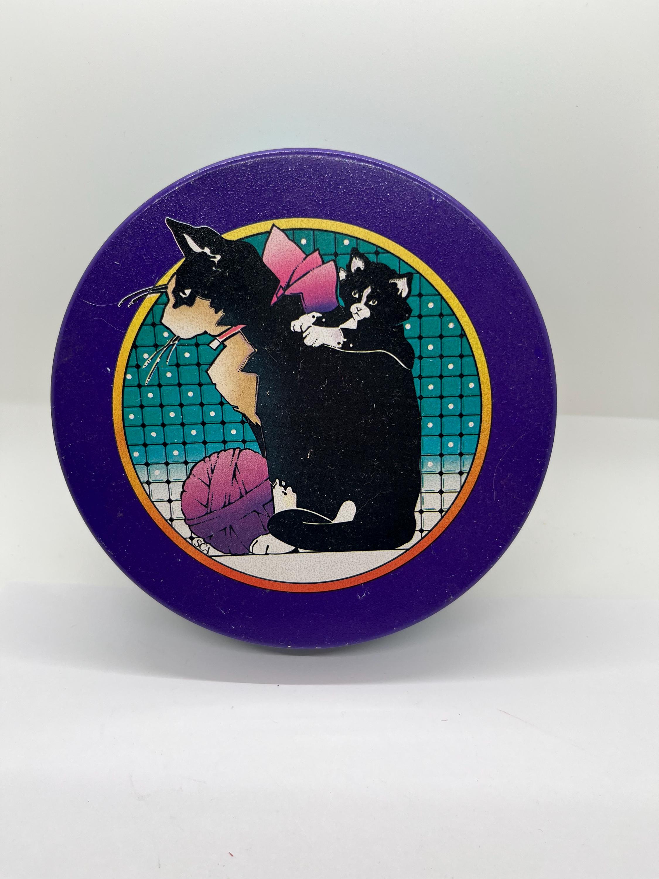 Vintage Kitten Sewing Box - Etsy