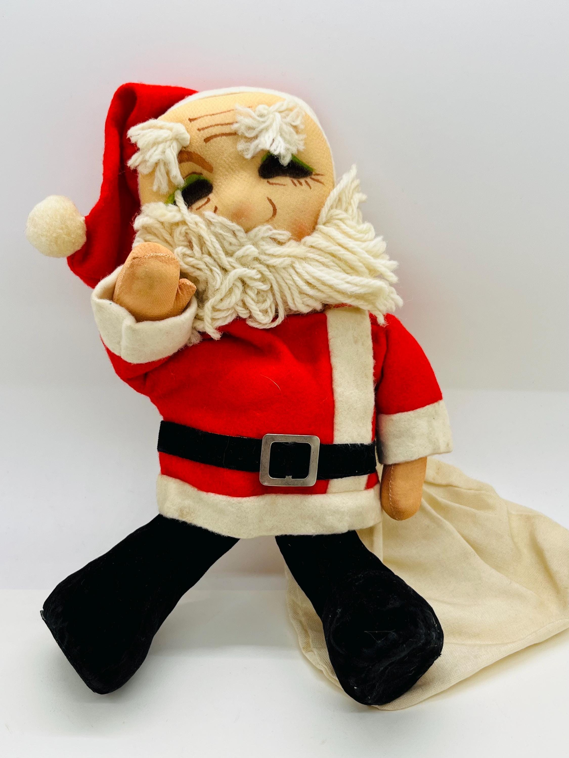 Vintage Mid Century Santa Doll Japan Stocking FREE SHIPPING - Etsy