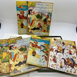 Vintage Grußkarten mit Umschlägen persische Designs 6er Set