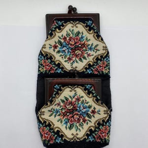 Vintage Floral Tapisserie Doppel Münze Brieftaschen Ein Stück Einzigartige