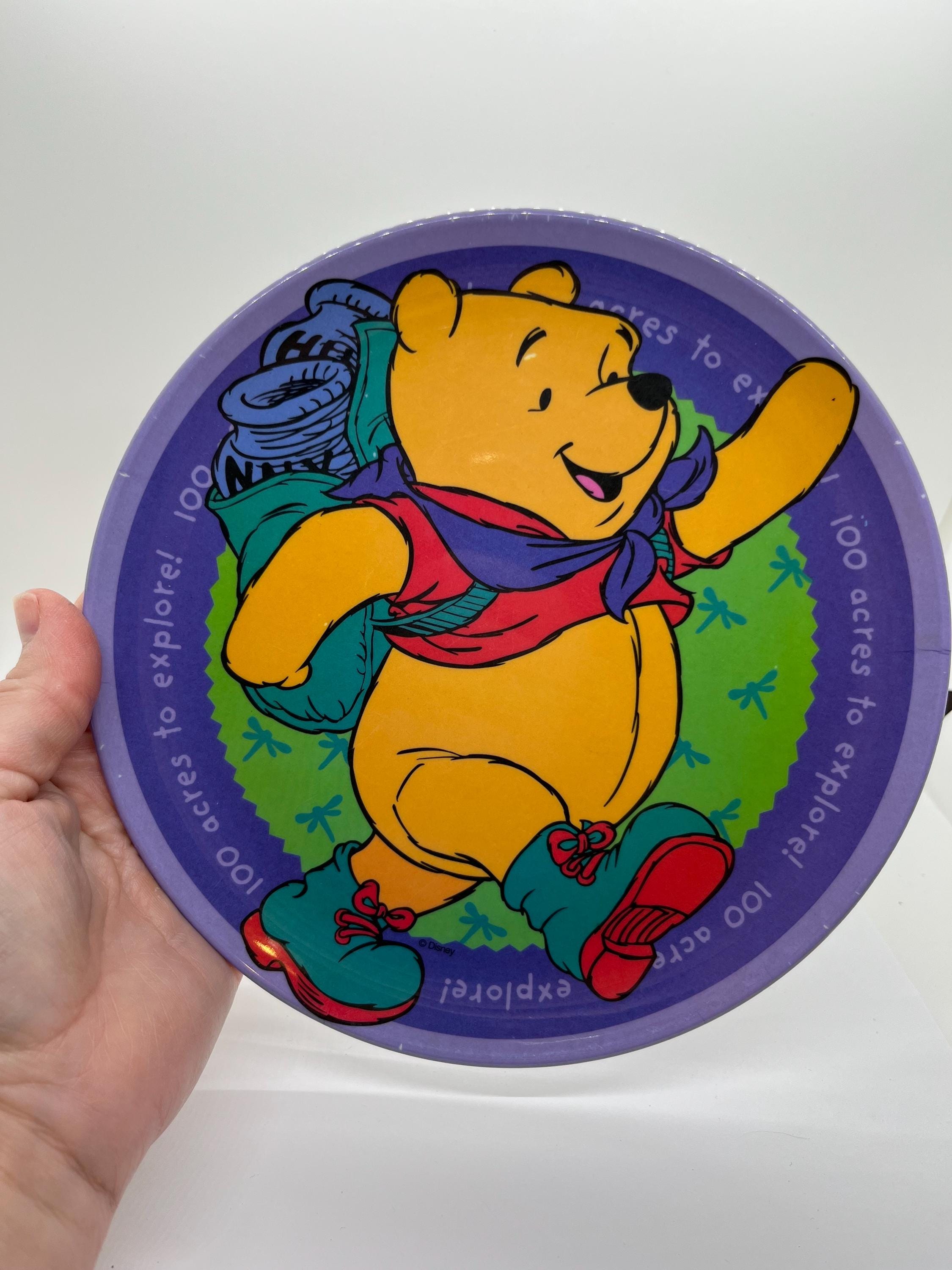 Winnie the Pooh Melamine Plate - Etsy Canada