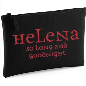 Helena - So Long and Goodnight Rose zip make-up iPad mini tablet bag