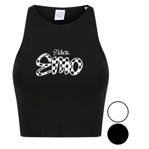 Camiseta sin mangas corta Elder Emo con logotipo frontal