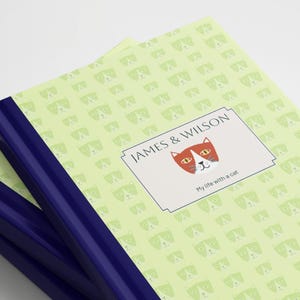 New Pet Custom Journal For Cat Owners Cute Notebook For Kids Pastel Colors Cat Journal For Stationary Lovers Gift For Friends Vet Journal