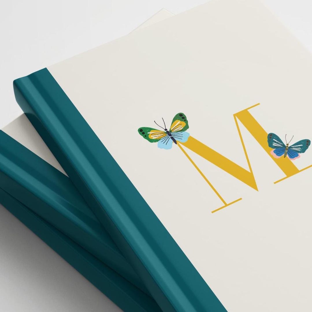 Personalized Name & Initial Journal, Custom Name Journal, Unique Gift ...
