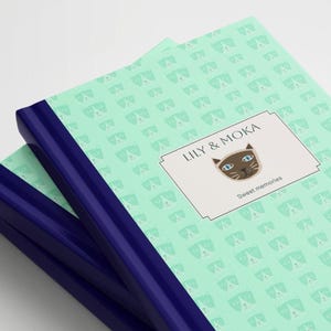 Custom Cat Journal For Cat Owners Cute Notebook For Kids Pastel Colors Cat Journal For Stationary Lovers Gift For Friends