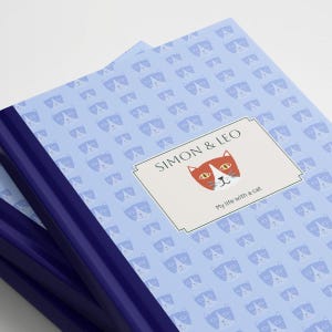 Journal For Cat Owners New Pet Custom Cute Notebook For Kids Pastel Colors Cat Journal For Stationary Lovers Gift For Friends Vet Journal