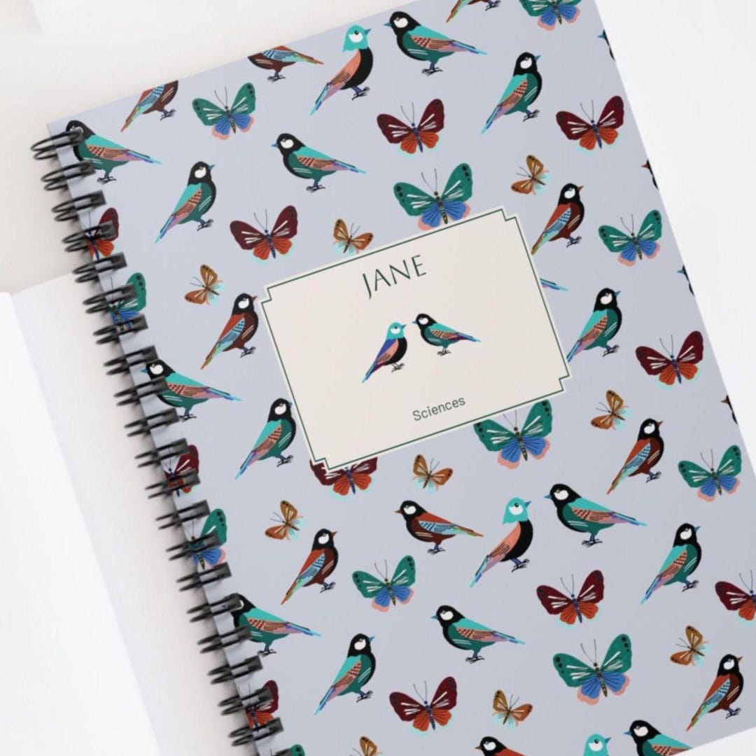 Hand-illustrated Bird Journal: Back to School Gift for Scholars - Etsy