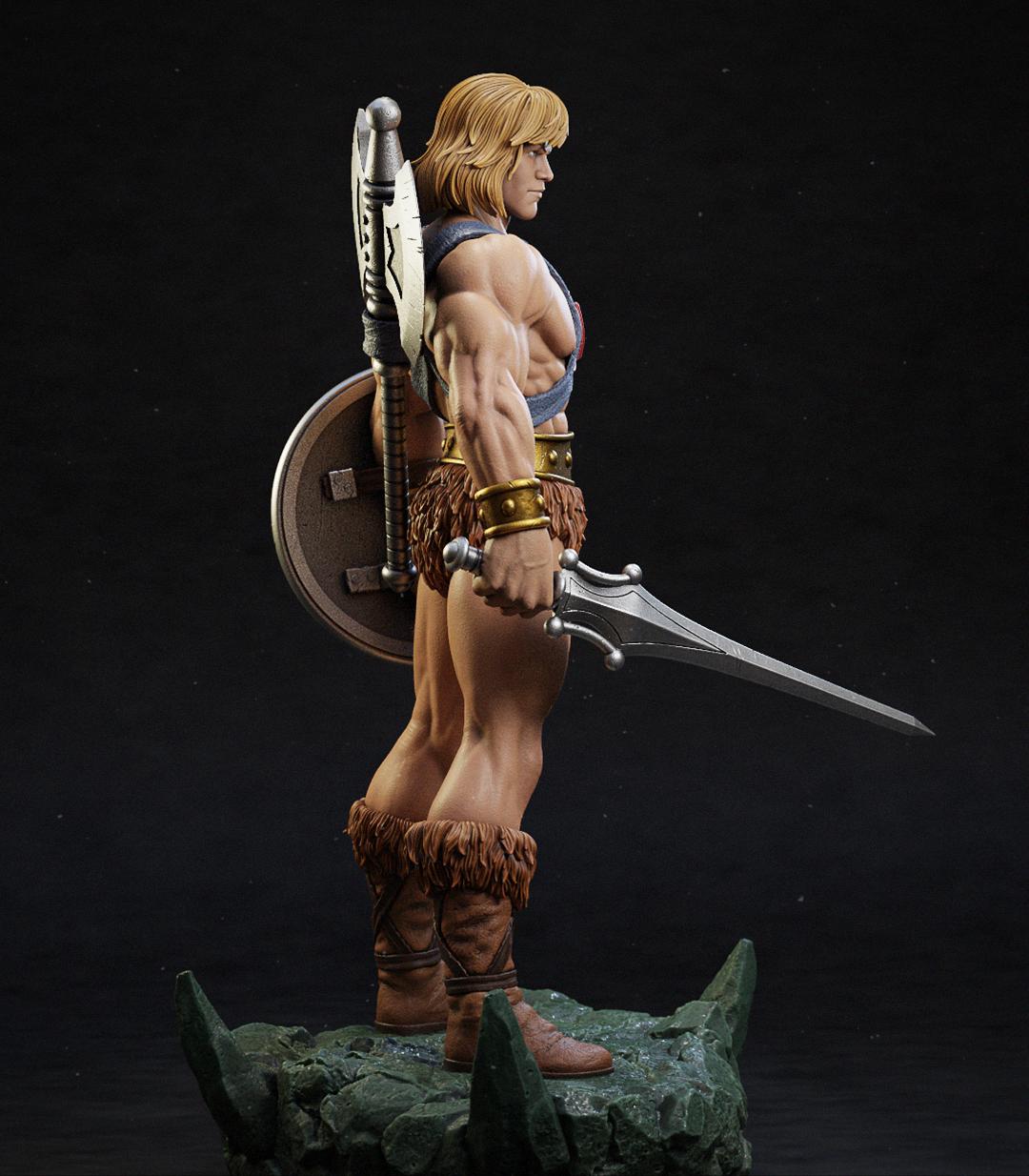 He Man Rigged Model He-man Figure 3D Printer Product - Etsy