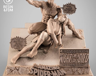 Spiderman - Gwen Dioarama / 3D Printer Product