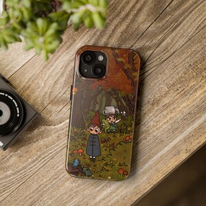Over the Garden Wall Fan Art Colorful Tough Case, Custom Wirt And Greg Phone Case, Cartoon Network Inspired Design, Gifts for Cartoon Fans