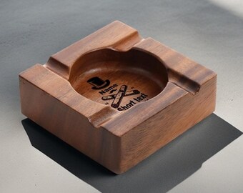 Personalized Cigar Ashtray,Cigar Accessory,Custom Pattern Name Ashtray,Gift for Men, Groomsman Gift, Wedding Gift,Father&#39;s Day Gifts for Dad