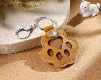 Custom Pet Fur Keepsake Keychain,Memorial Keychain for Dog,Dog Fur Keepsake Leather Pouch, Pet Hair Storing, Pet Tribute Gift,Pet Loss Gift