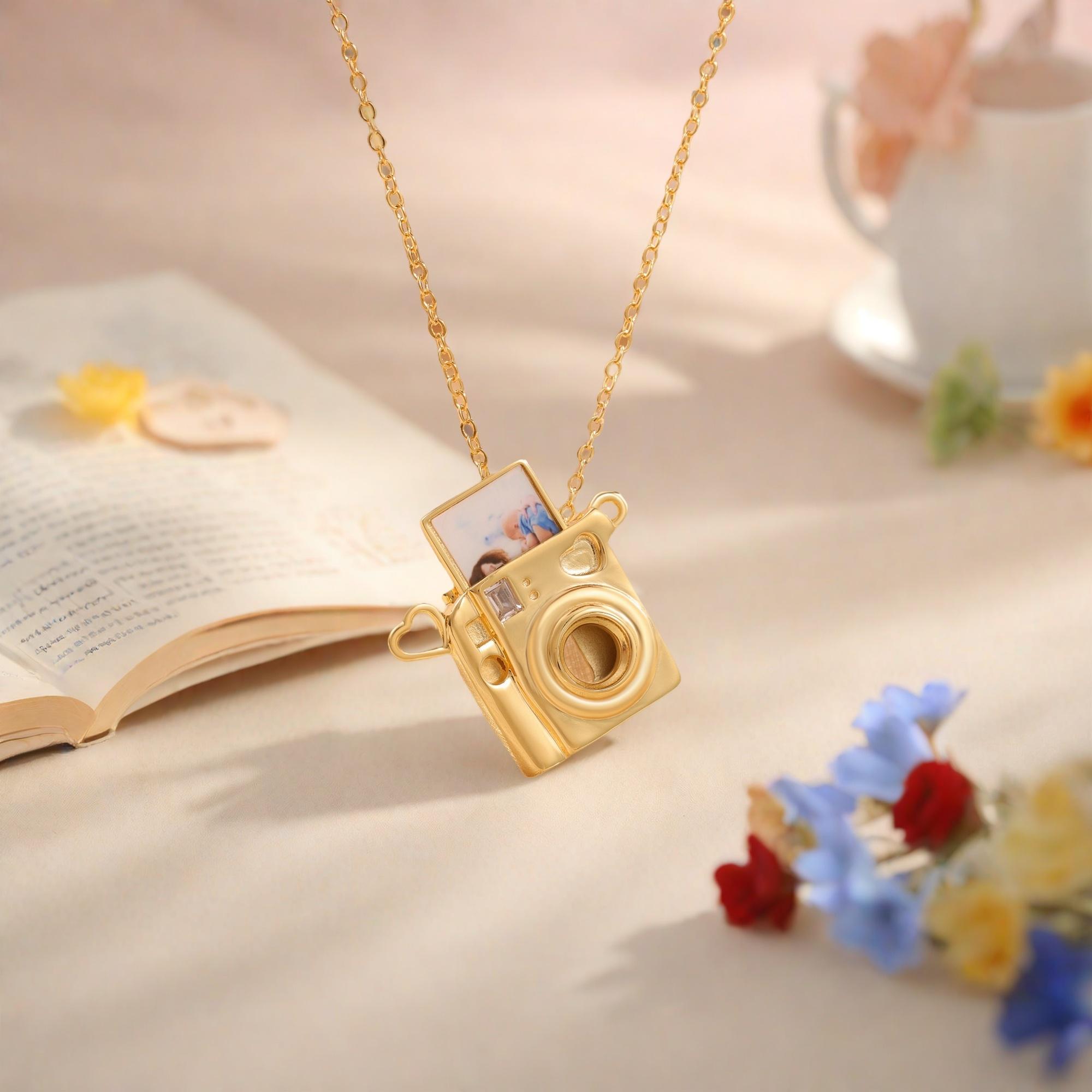 Camera Locket Personalized Camera Locket With Photo,memorial Necklace,photo Picture ...