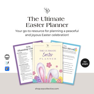 The Ultimate Easter Planner | Printable/Digital Easter Organizer with Faith and Family Activities, Planning, Checklists, Games & More