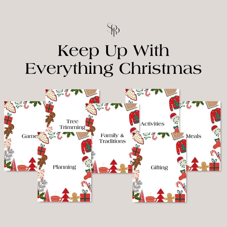 The Ultimate Christmas Planner Printable and Digital PDF Holiday ...