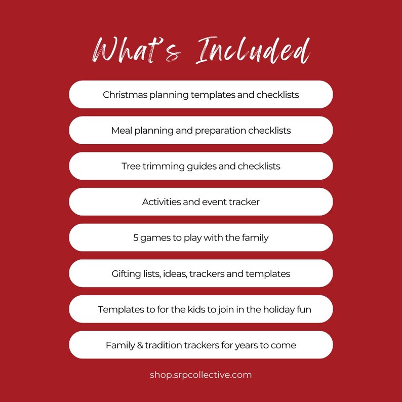 The Ultimate Christmas Planner Printable and Digital PDF Holiday ...