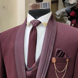 Custom Suit for men | Five-Piece Suit | Wedding Suit | Groom suit | Wedding Suit | Tuxedo | Prom Suit | Custom suit | Groomsmen | Premium