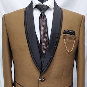 Custom Suit for men | Five-Piece Suit | Wedding Suit | Groom suit | Wedding Suit | Tuxedo | Prom Suit | Custom suit | Groomsmen | Premium