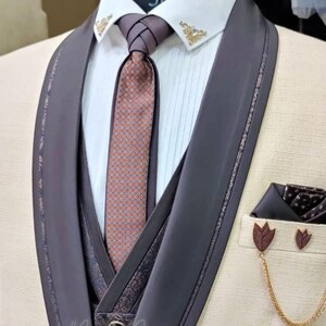 Custom Suit for men | Five-Piece Suit | Wedding Suit | Groom suit | Wedding Suit | Tuxedo | Prom Suit | Custom suit | Groomsmen | Premium