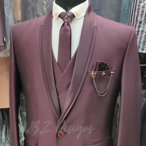 Custom Suit for men | Five-Piece Suit | Wedding Suit | Groom suit | Wedding Suit | Tuxedo | Prom Suit | Custom suit | Groomsmen | Premium