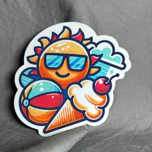 Summer Vibes Sticker
