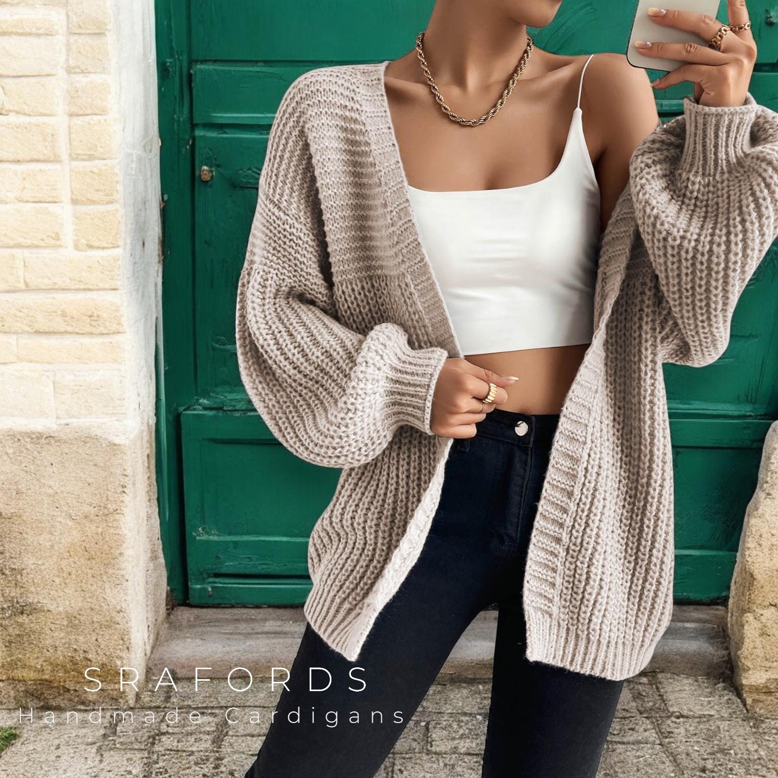トップス KASSAL OVERSIZED CHUNKY KNIT CARDIGAN KASSAL OVERSIZED CHUNKY KNIT CARDIGAN Chunky Knit Cardigan Women
