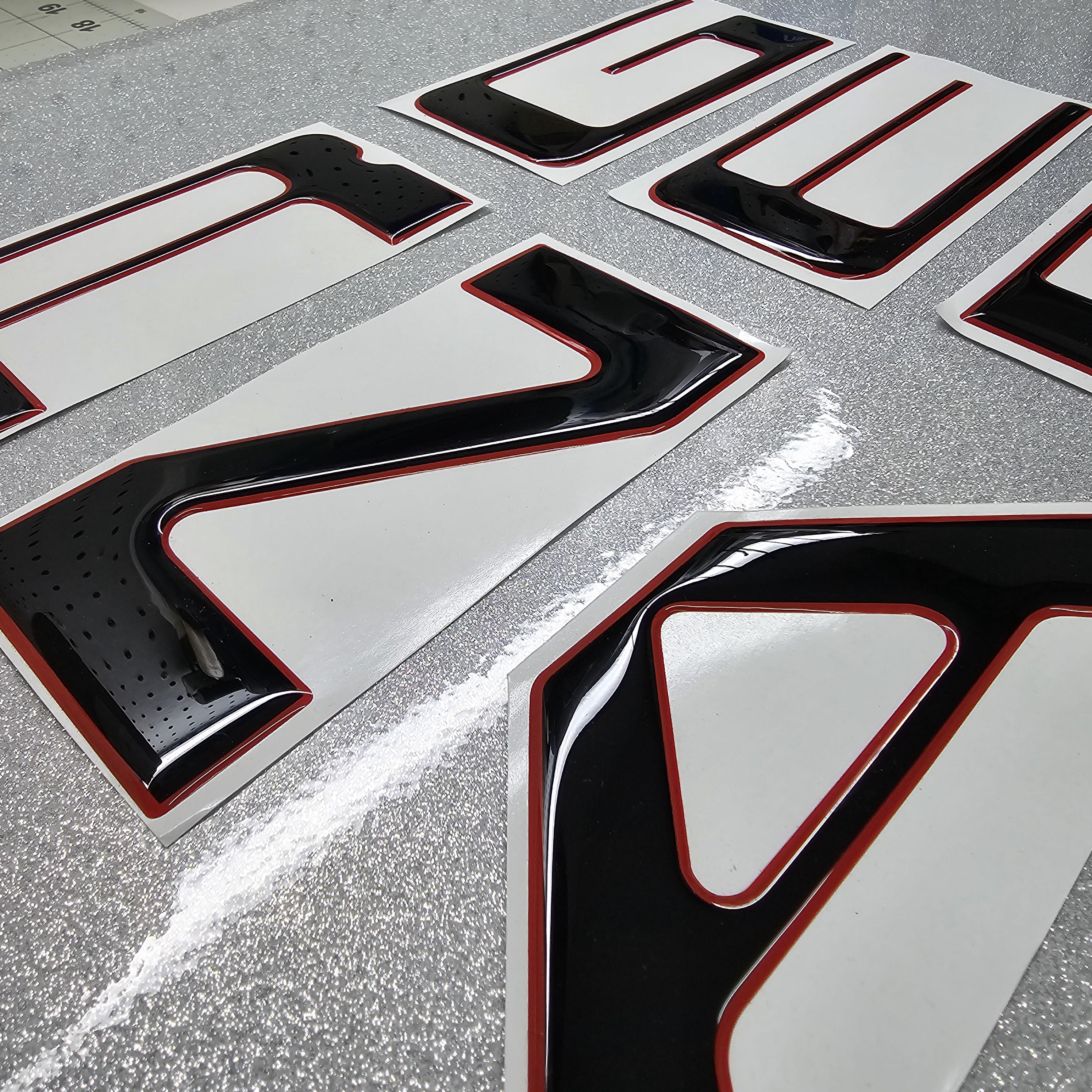 2019+ Ranger 3D Tailgate Letters (domed Gel) - Etsy