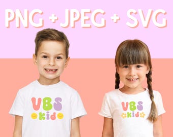 VBS 2025 enfant chemise SVG png jpeg fichier vacances école biblique en plein air VBS équipage église chrétienne camp chemise conception téléchargement immédiat été