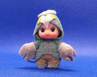 Llavero con disfraz de langosta de muñeca Kewpie, adorno decorativo para mascota
