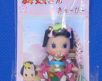 Kewpie Doll Kabuki  keychain Mascot Decorative Ornament