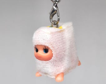 Disfraz de muñeca Kewpie, llavero de aperitivo japonés, mascota