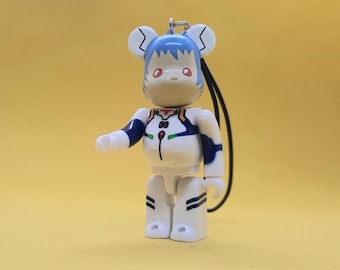 Bearbrick 70 % Rei Ayanami Figure Rare