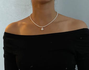 Strong Luster 3.5-4mm Baby Beads Freshwater Pearl with Minimal Flaws Necklaces Choker