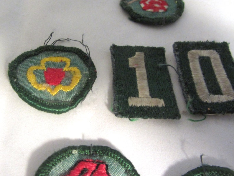 6 Girl Scout Badges Vintage 60/'s