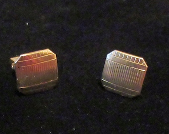 Gold Cufflink set - Vintage Antique 50's