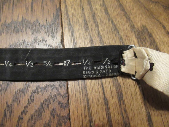 Adjustable Evening Primrose Pattern Bowtie Vintag… - image 7