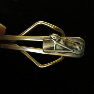 Horse Head Tie Bar by Swank, Gold Tone -   Vintage Antique
