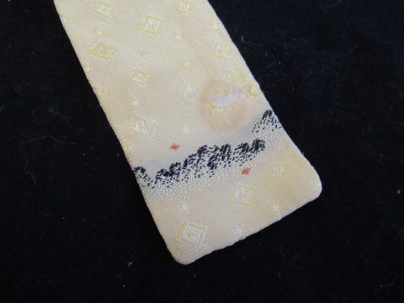 Adjustable Abstract Stripe Pattern Silk Bowtie Vi… - image 7