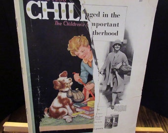 Child Life The Children's Own Magazine June 1930 vintage magazine  End of School