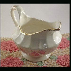 Creamer Rose Blossom  Vintage Antique